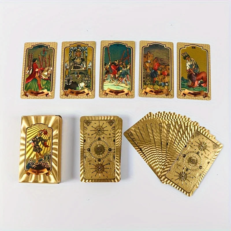 Gold Tarot Cards