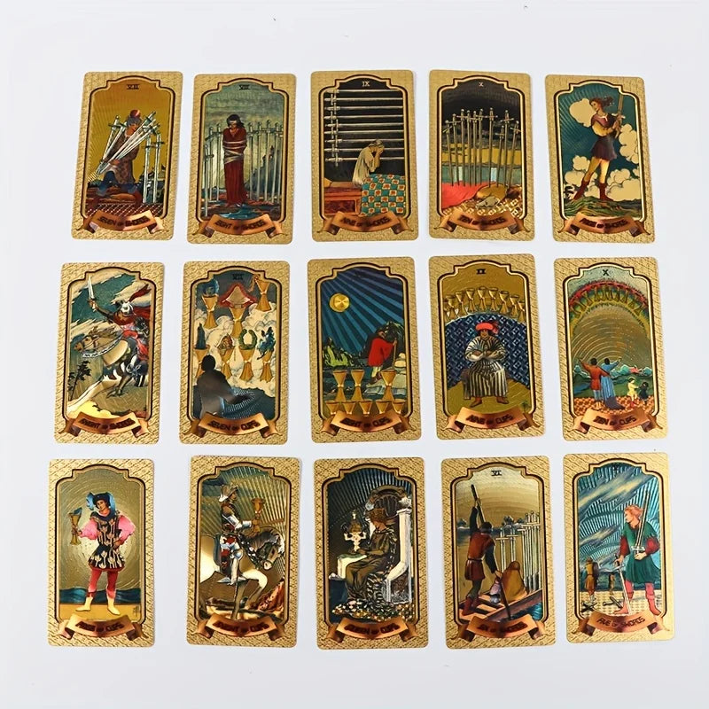 Gold Tarot Cards