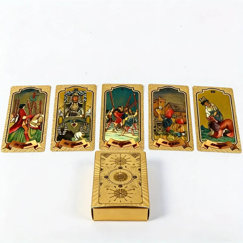 Gold Tarot Cards