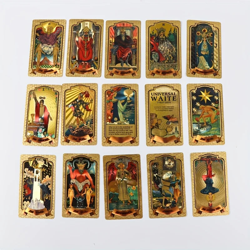 Gold Tarot Cards