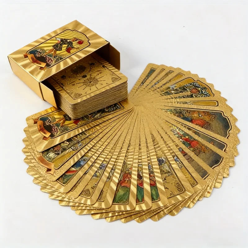 Gold Tarot Cards